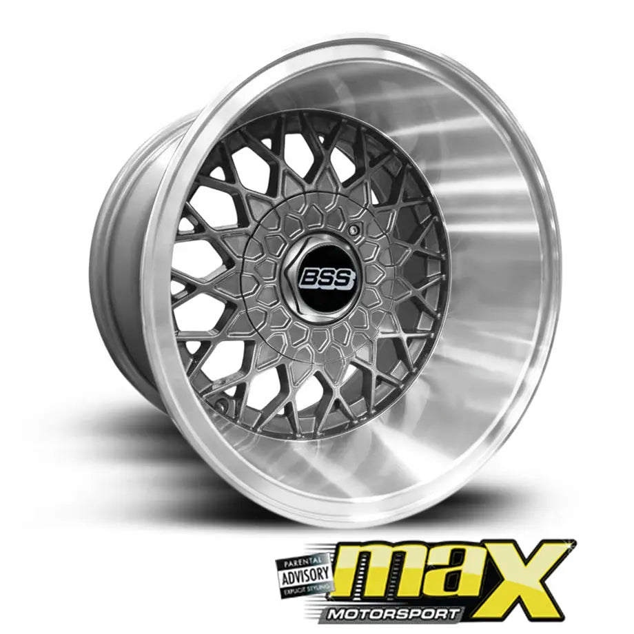 15 Inch Mag Wheel - 10J BSS MX186-GM Bakkie Wheel (6x139.7 PCD) Max Motorsport