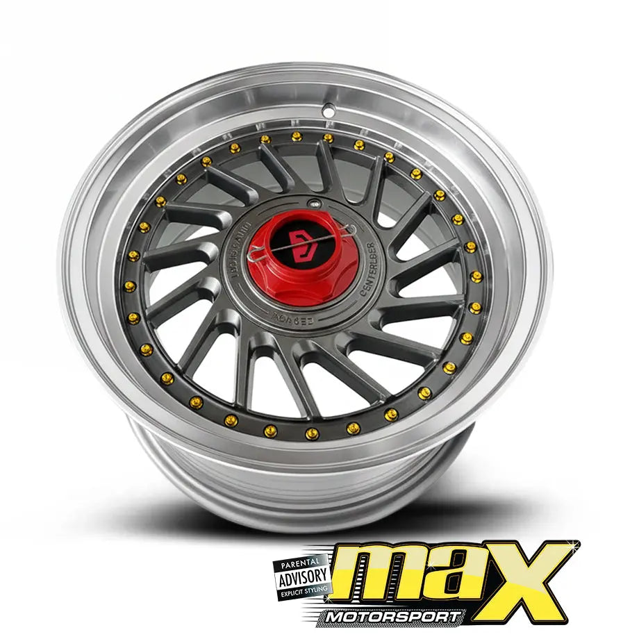 15 Inch Mag Wheel - MX113-B VSN Twist Wheel (4x100 / 5x100 PCD) Max Motorsport