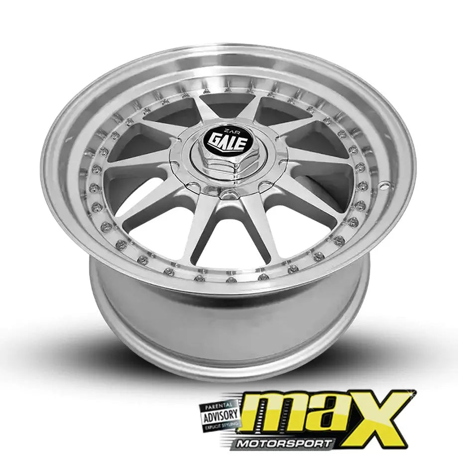 15 Inch Mag Wheel - MX1214-G1 Gale Ewing Style Wheel (4x100 / 4x114.3 PCD) Max Motorsport
