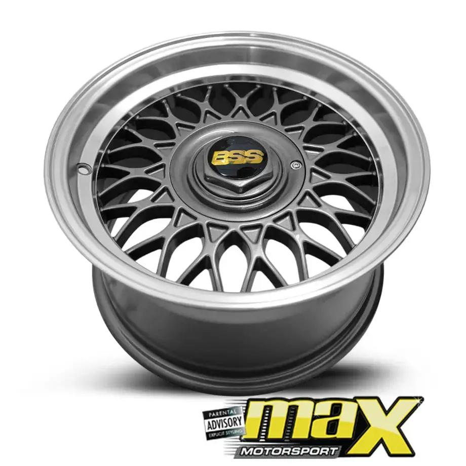 15 Inch Mag Wheel - MX5031 BSS Wheel - (5x100/ 5x114.3 PCD) Max Motorsport