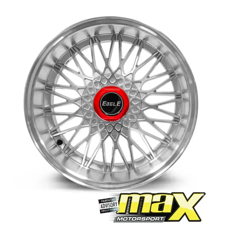 15 Inch Mag Wheel - MX5057-7-15 Eagle Wheel - 4x100 / 4x114.3 PCD Max Motorsport
