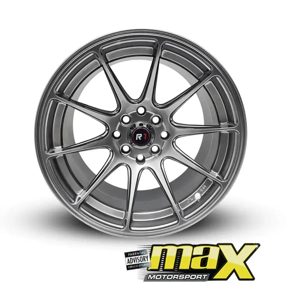 15 Inch Mag Wheel - MX616 R1 Concave Wheel - (4x100/114.3 PCD) Max Motorsport