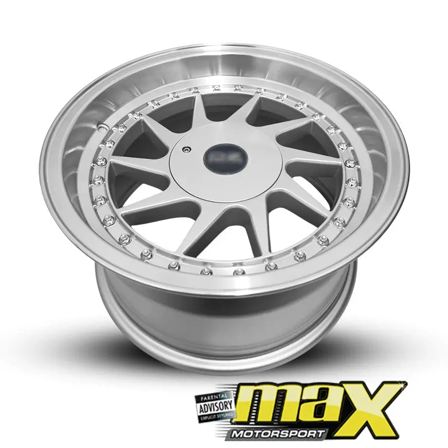 15 Inch Mag Wheel - MXF1210 Turbo Racing Style Wheel (4x100 / 108 PCD) Max Motorsport