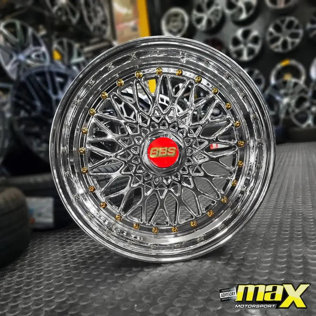 17 Inch Mag Wheel - MXBS01-17 Chrome BSS Wheel - 4x100 / 5x100 PCD Max Motorsport