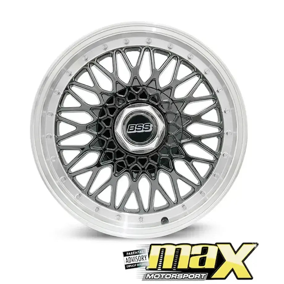 14 Inch Mag Wheel - MX2471-14B BSS Style Wheels (4x100/ 4x114.3 PCD) Max Motorsport