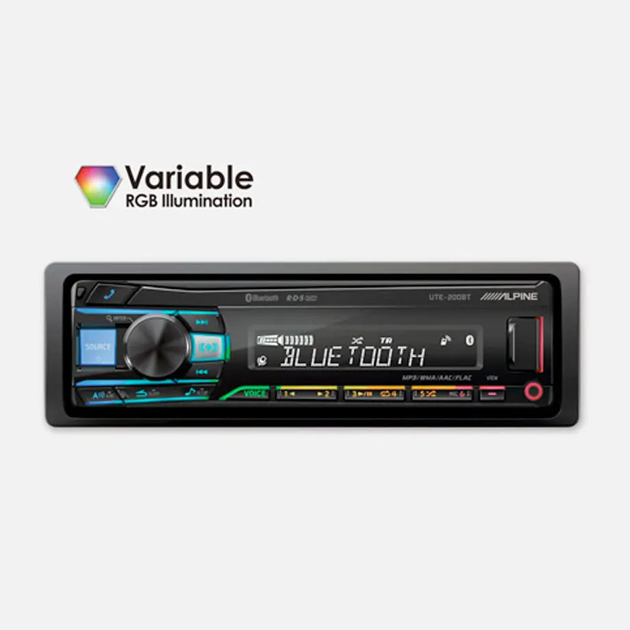 Alpine UTE-200BT Digital Media Reveiver With Bluetooth Alpine