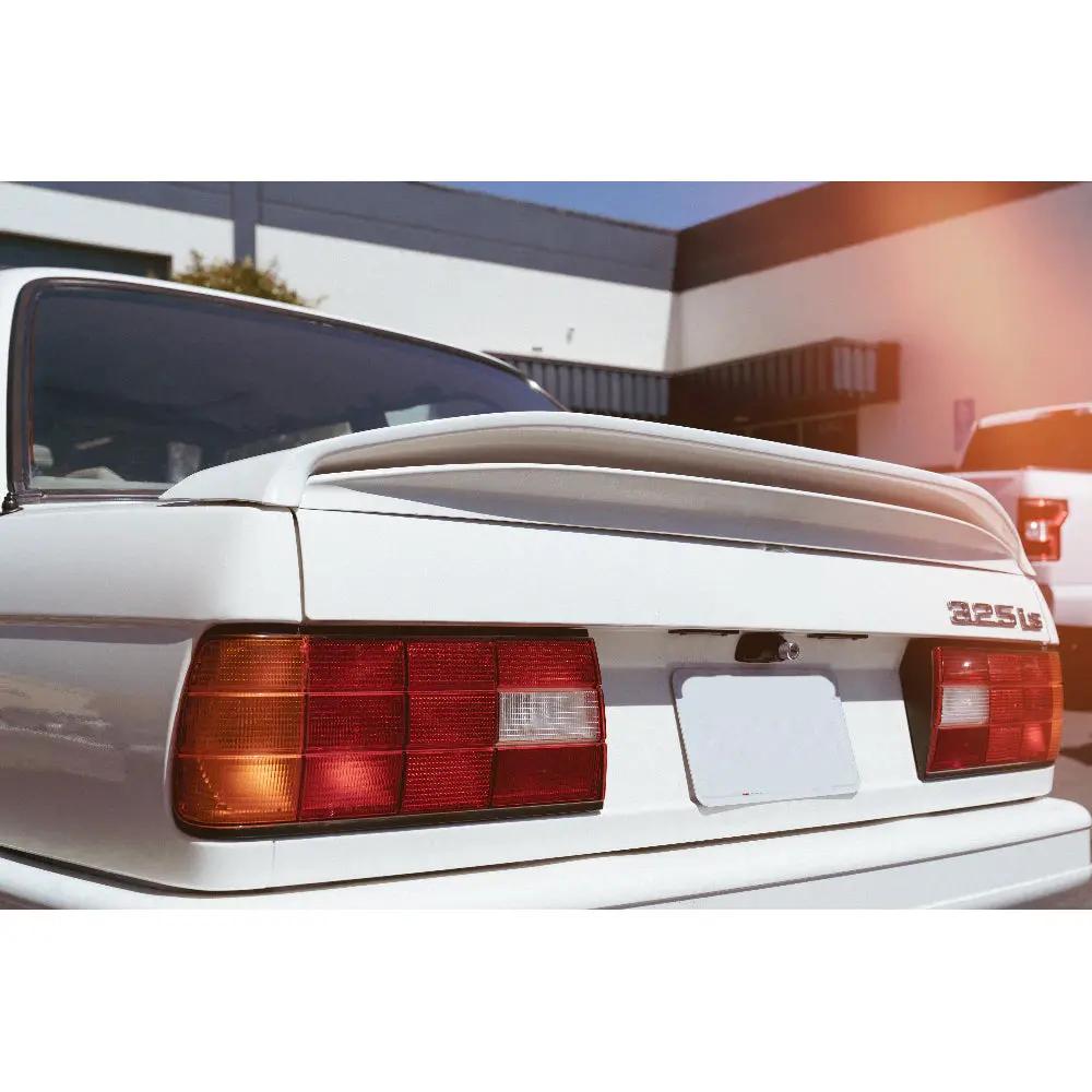 BM E30 M-Tech Motorsport Style Unpainted Plastic 2-Piece Boot Spoiler Max Motorsport