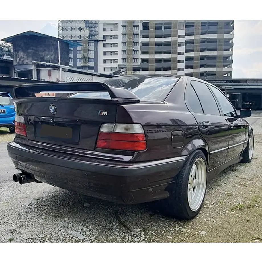 BM E36 (3-Series) Motorsport Style 2-Piece Boot Spoiler Max Motorsport