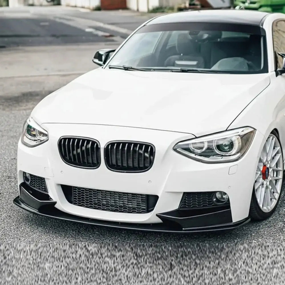 BM F20 1-Series (11-14) Gloss Black 3-Piece Front Spoiler Max Motorsport