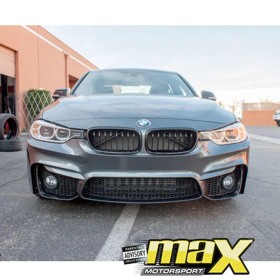 BM F80 M3 Style Front Bumper - To Fit BM F30 3-Series maxmotorsports