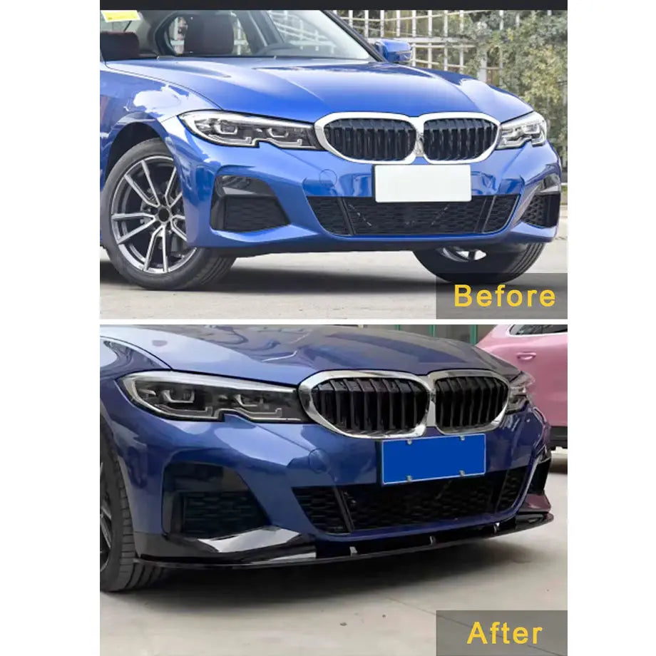 BM G20 3-Series (19-22) Gloss Black 3-Piece Front Spoiler (Copy) Max Motorsport