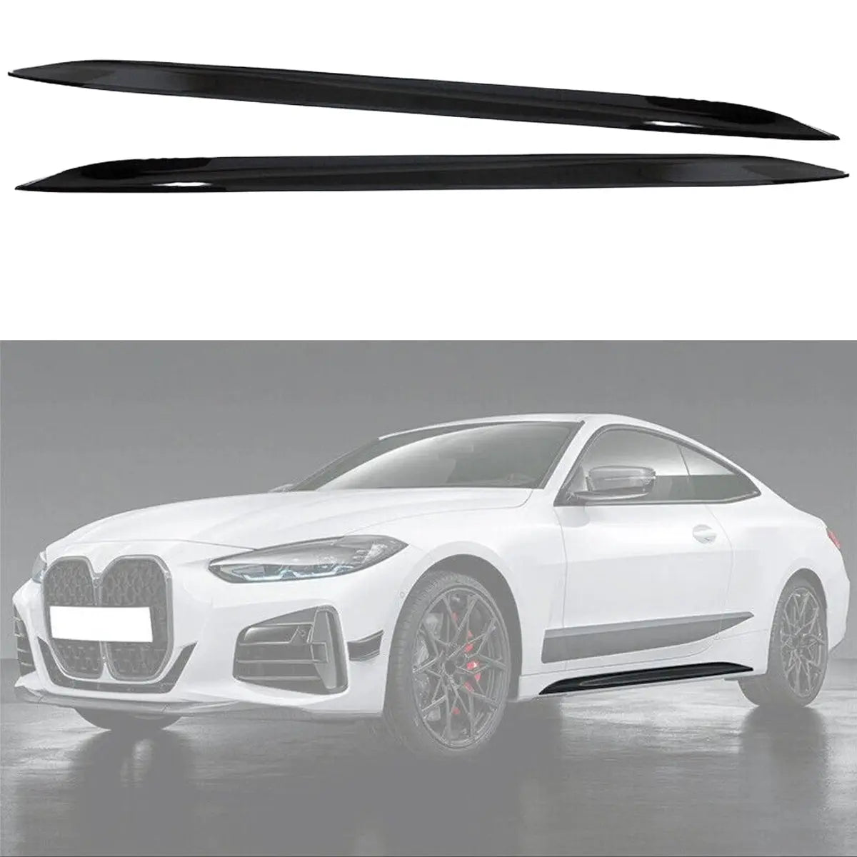 BM G22 4-Series (20-On) Gloss Black Performance Style Side Skirts Max Motorsport