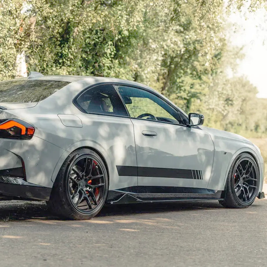 BM G42 2-Series Gloss Black Performance Style Side Skirts (22-On) Max Motorsport