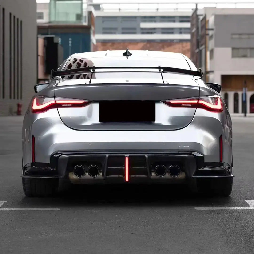 BM G80 / G82 (M3/M4) Gloss Black AE Style LED Diffuser Max Motorsport