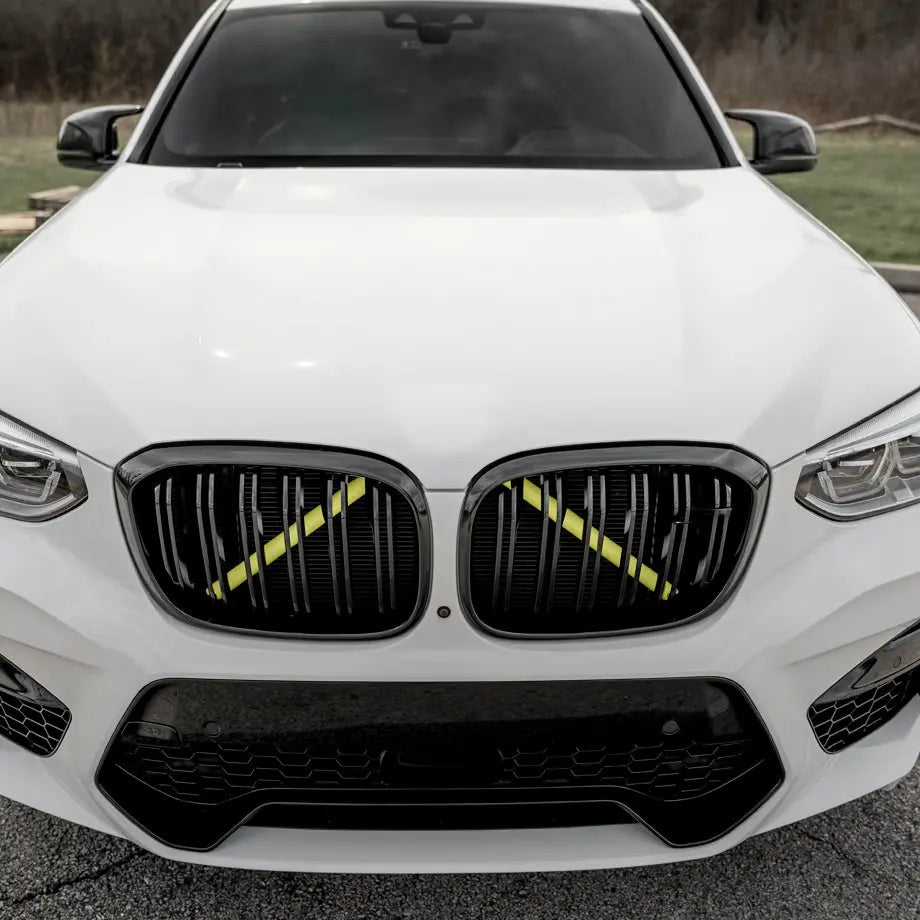 BM XSeries V Brace V Cross Bar Covers Yellow Max Motorsport