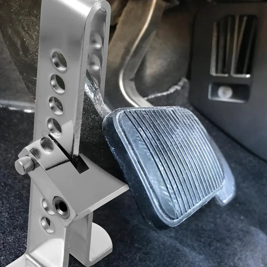 Anti-Theft Stainless Steel Brake / Clutch Foot Pedal Lock Kit Max Motorsport