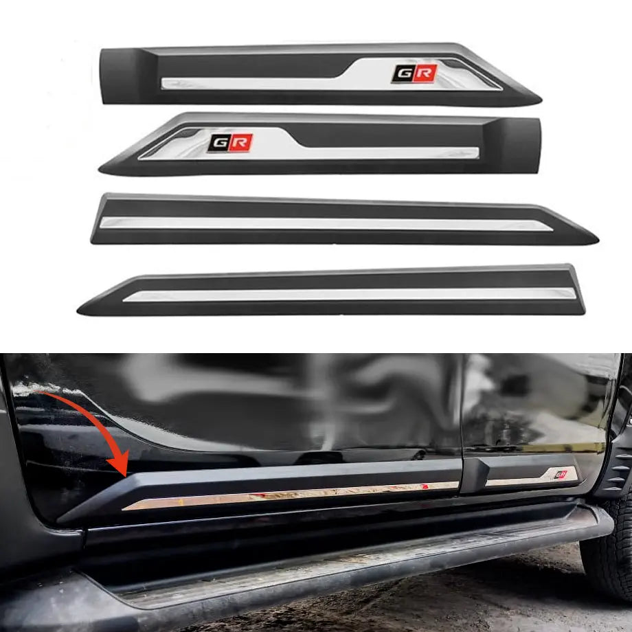 GR Toyota Hilux (1623) Double Cab Door Moulding (4Piece) Max
