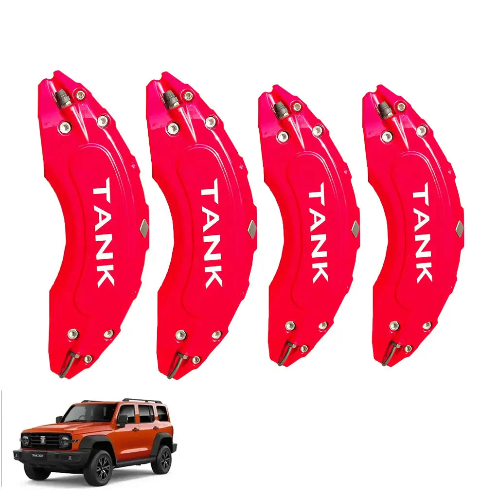 GWM Tank 300 (24-On) Red Aluminium Brake Caliper Covers Max Motorsport