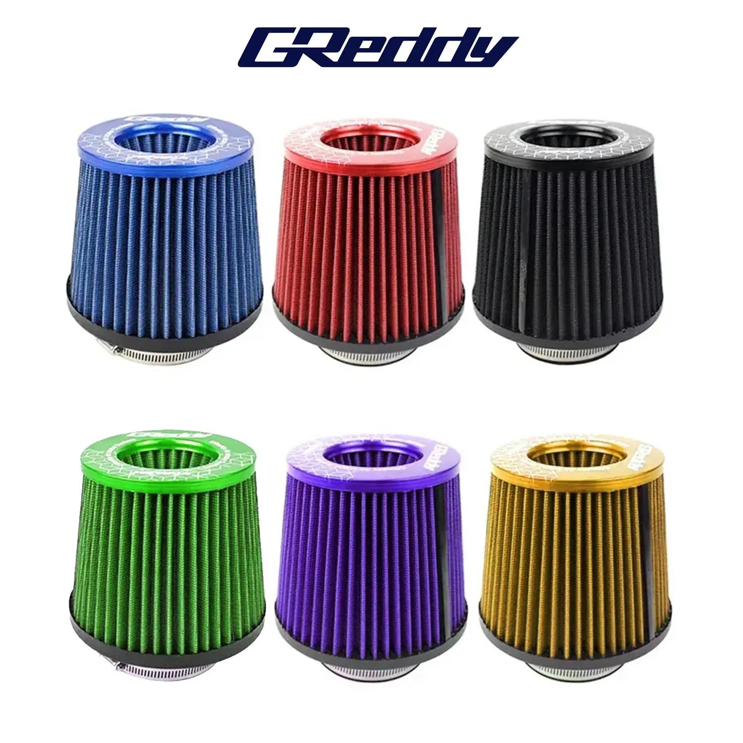 あいう Greddy Airinx 76mm High Performance Cone Air Intake Filter – Max