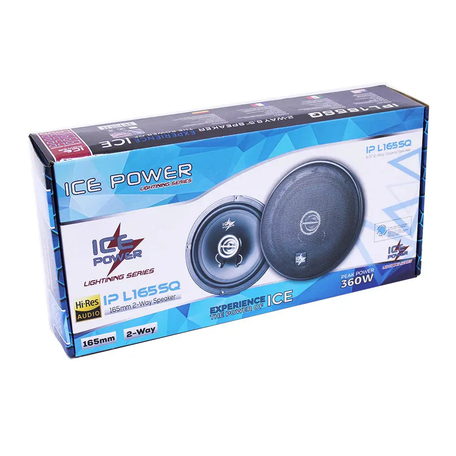 Ice Power IP-L165SQ 6.5" 2-Way Coaxial Speaker - 360W Ice Power