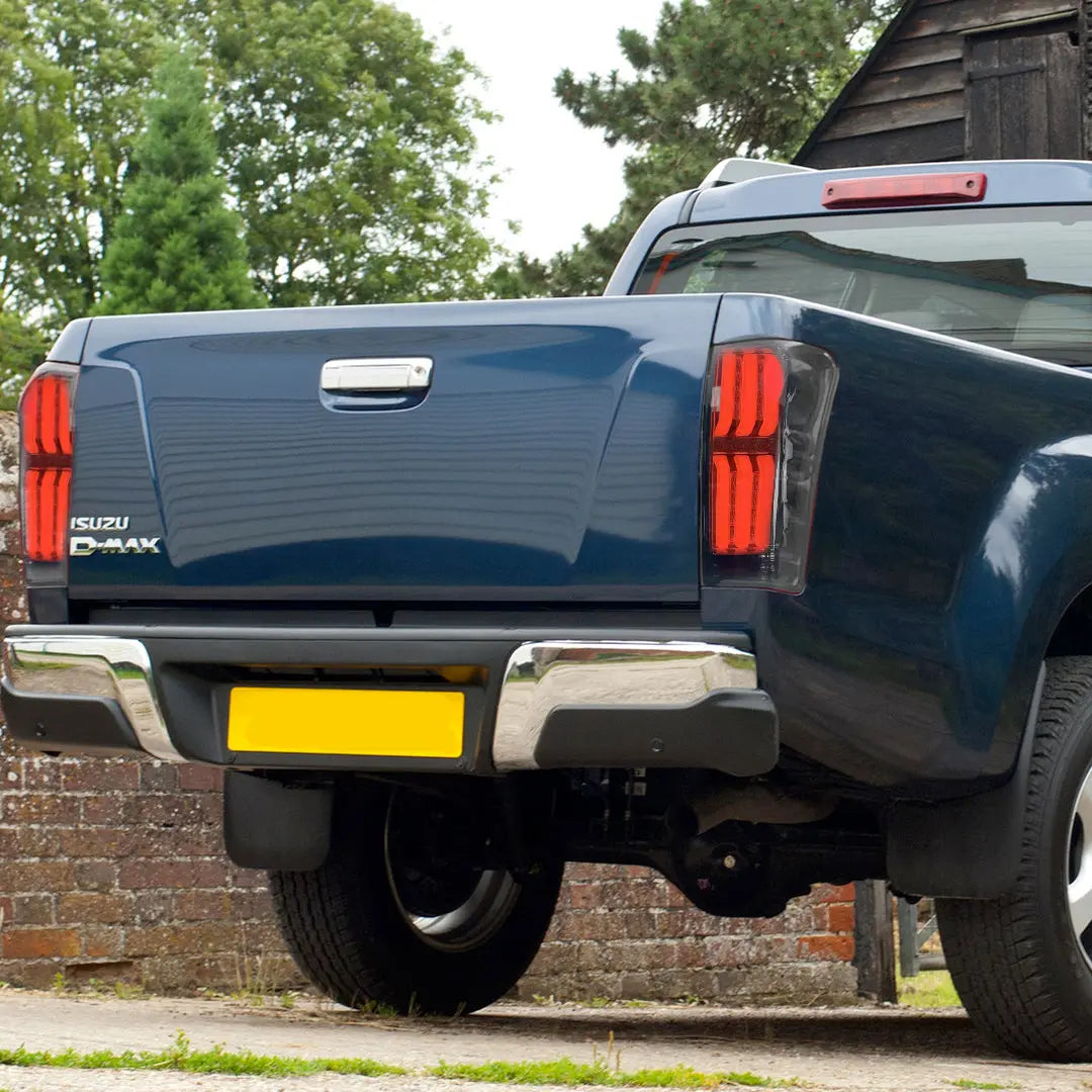 Isuzu D-Max (12-21) 3D Bar Style Smoked Black LED Taillights Max Motorsport
