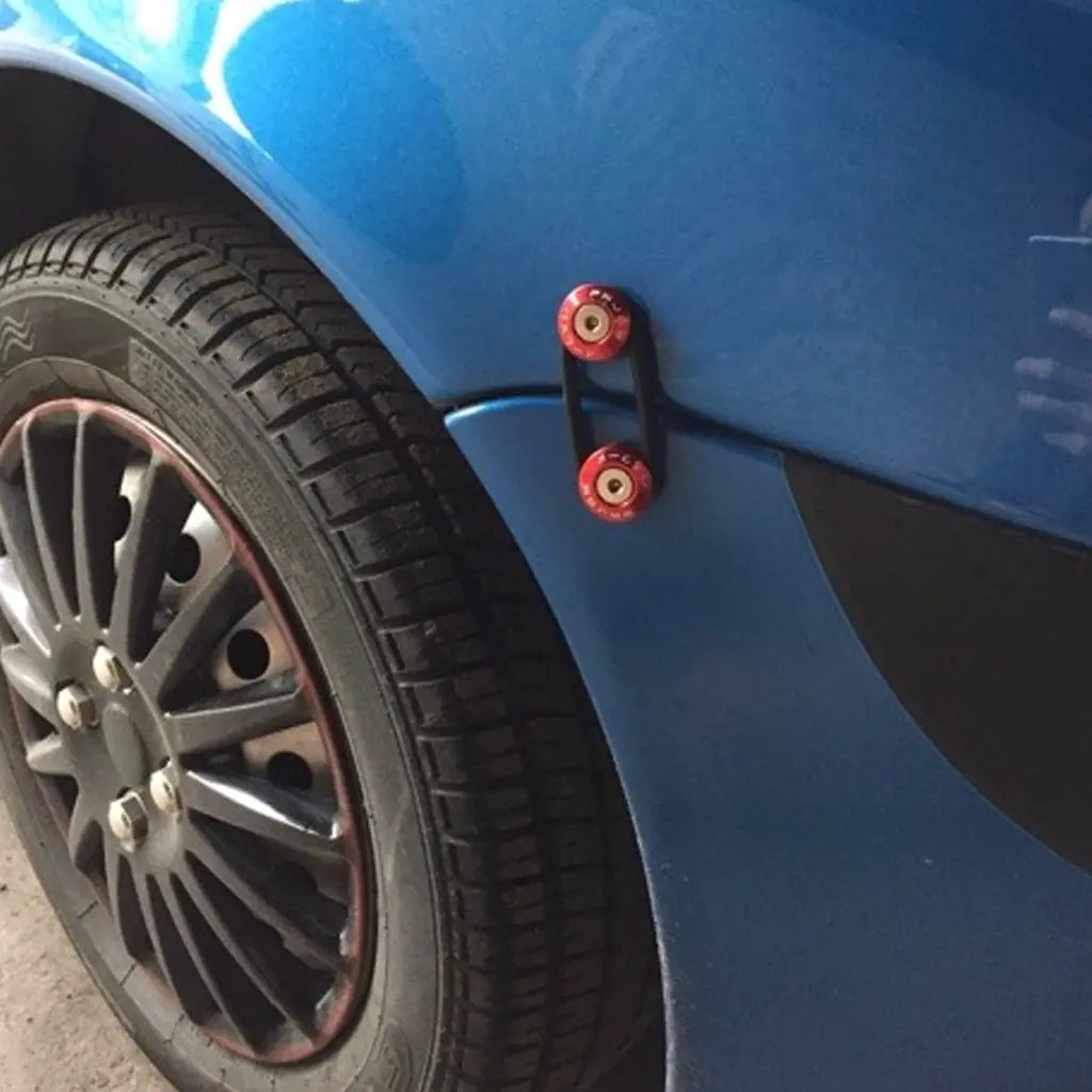 JDM Quick Release Bumper Fasteners (Red) Max Motorsport
