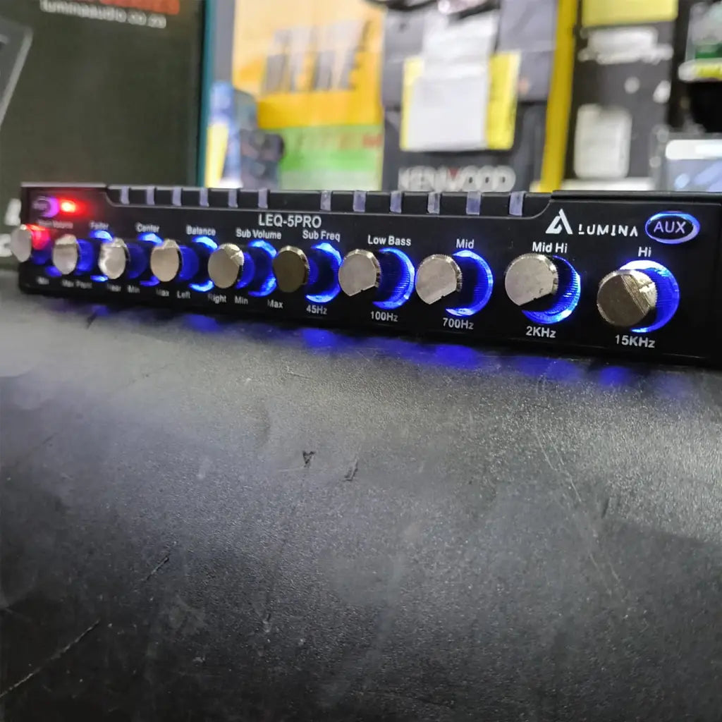 Lumina LEQ-5PRO 5-Band Equalizer With Reactive Light LUMINA AUDIO