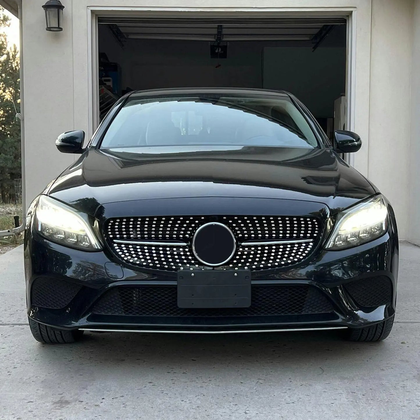Merc W205 (19-22) C-Class Diamond Grille Max Motorsport