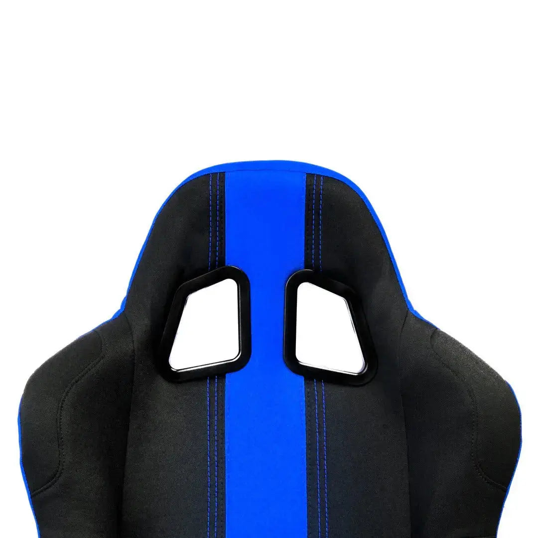 Non-Reclinable Racing Bucket Seats (Black & Grey) - Each Max Motorsport