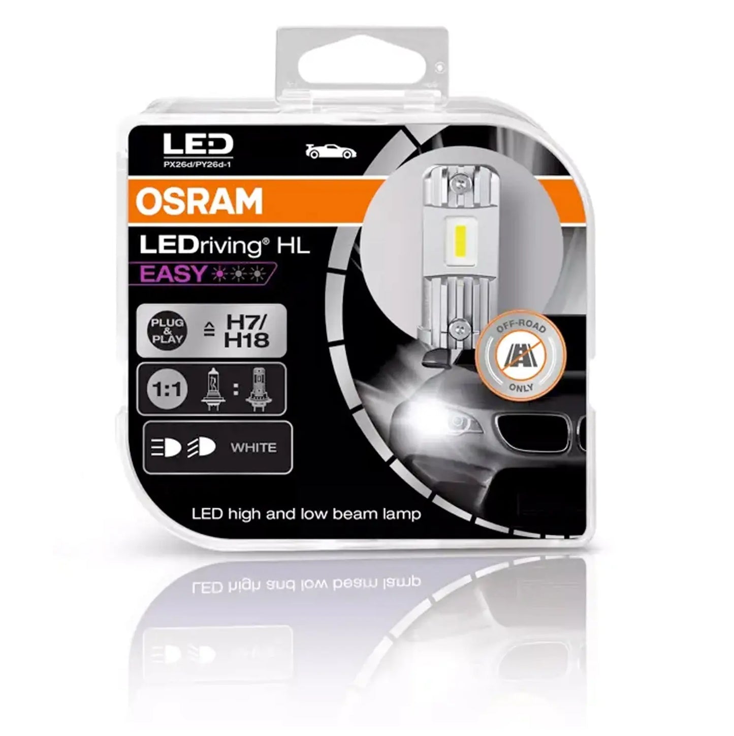 Osram H7 LEDriving HL EASY Headlight Bulb Kit Osram