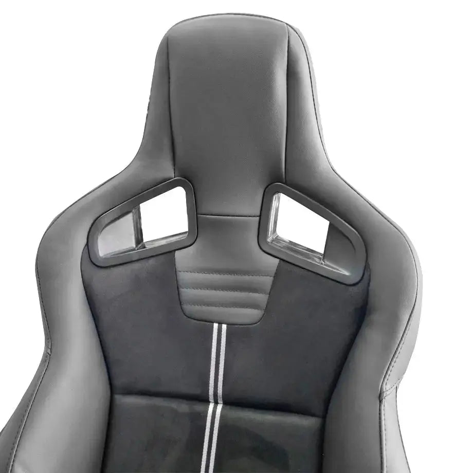 Premium Quality Wingback Race Seats - Fiberglass Re-Inforced (Pair) Max Motorsport