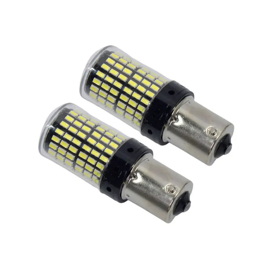 Single Contact 144 LED Bulbs White (pair) Max Motorsport