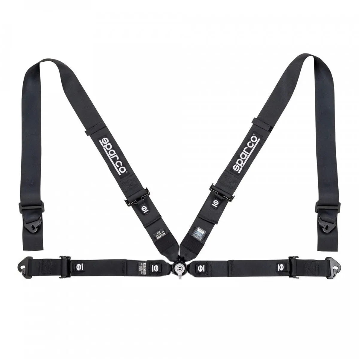 Sparco 4-Point Quick Release Racing Seat Harness (Black) Max Motorsport