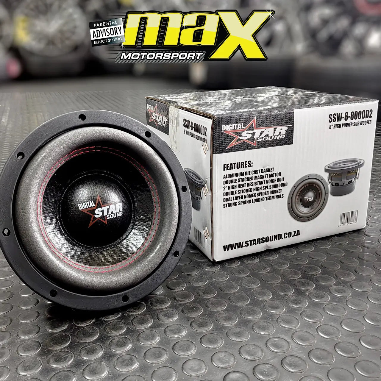 Star Sound 8" SSW-8-8000D2 DVC D2 Subwoofer (8000W) Star Sound