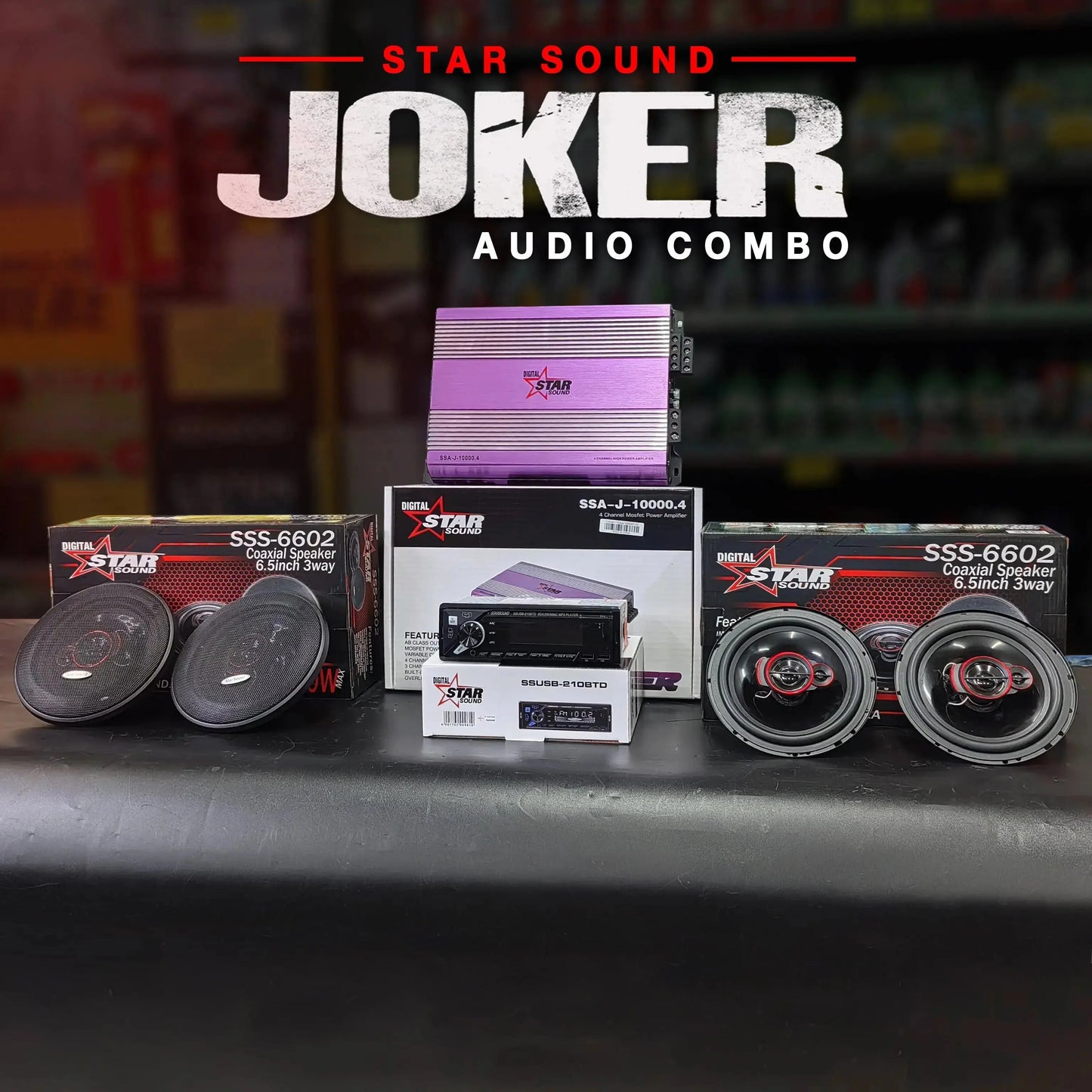 Star Sound Joker Audio Combo +FREE Super Tweeter Ice Power