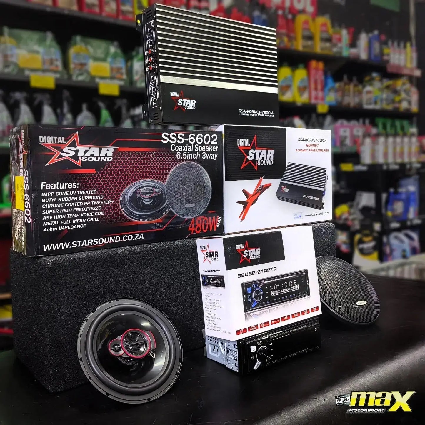 Star Sound Kick Start Audio Combo +FREE Super Tweeter Ice Power