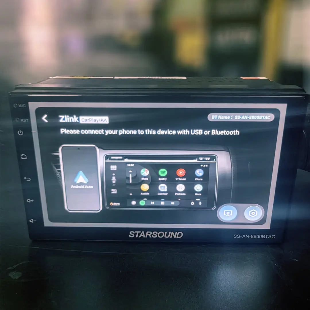 Star Sound SS-AN-8800BTAC 7 Inch Android Media System With Android Auto & Apple Car Play Star Sound