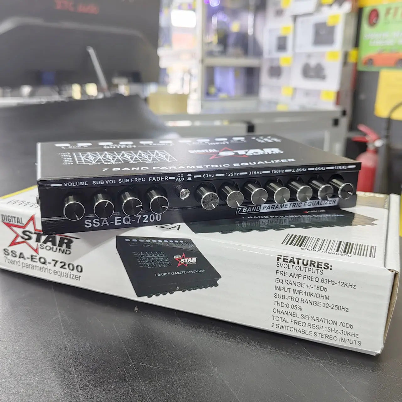 Star Sound SSA-EQ-7200 7 Band Equalizer Powerbass Audio