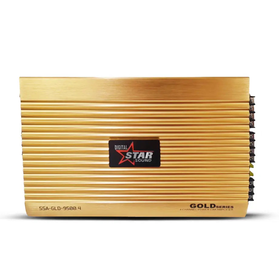 Star Sound SSA-GLD-9500.4 Gold Series 4-Channel Amplifier (9500W) Star Sound