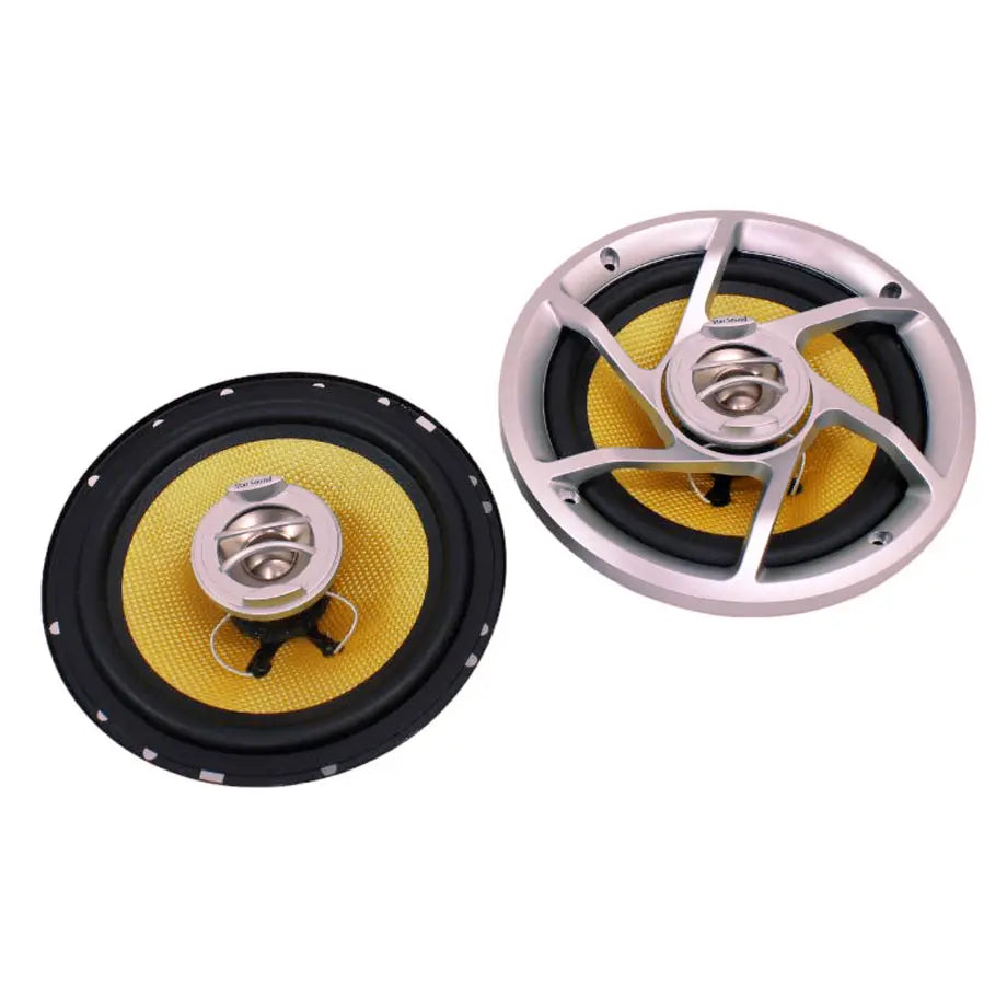 Star Sound SSS-1680 Digital Series 6.5″ 2-Way Coaxial Speakers - 80W RMS Max Motorsport