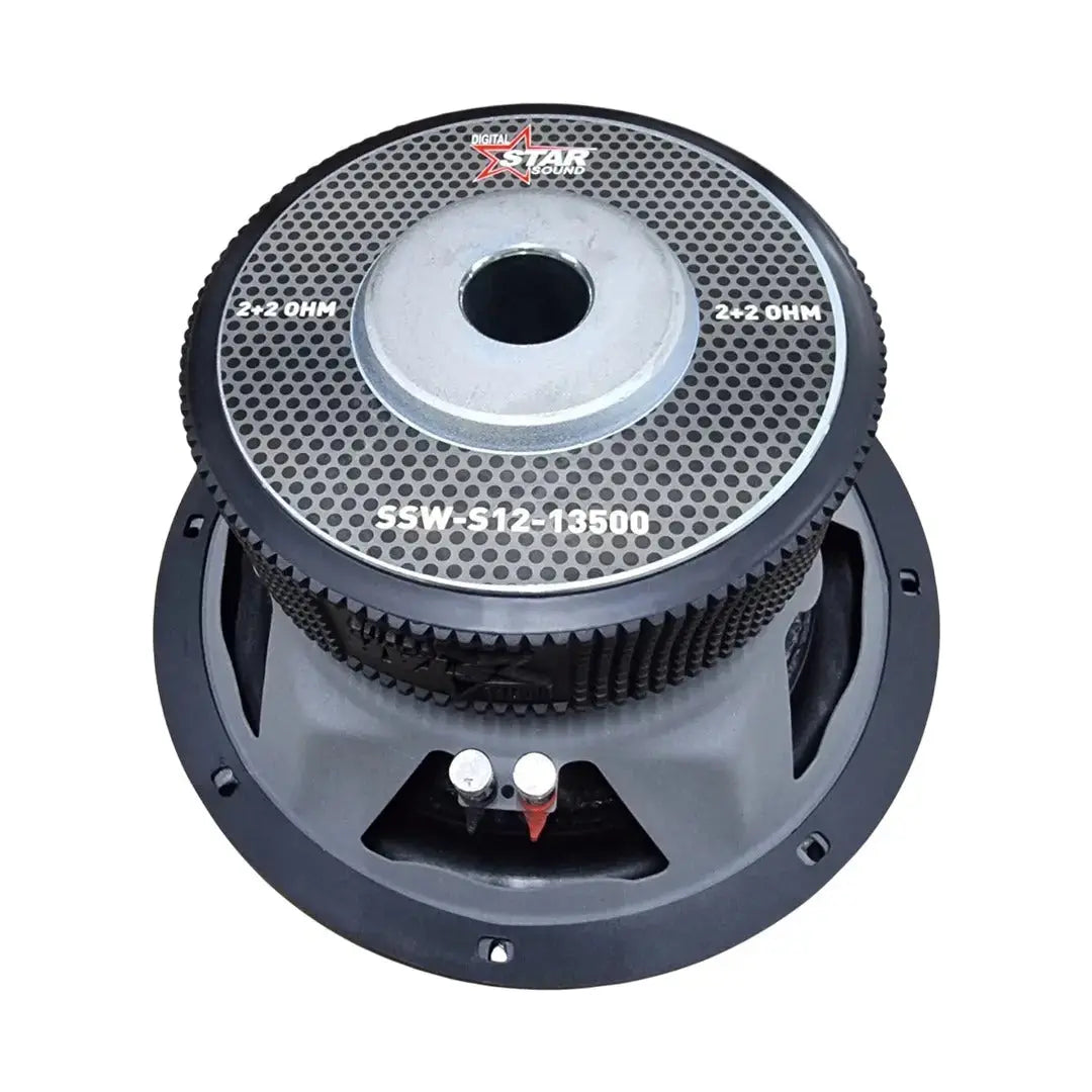 Star Sound SSW-S12-13500D4 12" Grey Cone D4 DVC Subwoofer - 13500W Star Sound