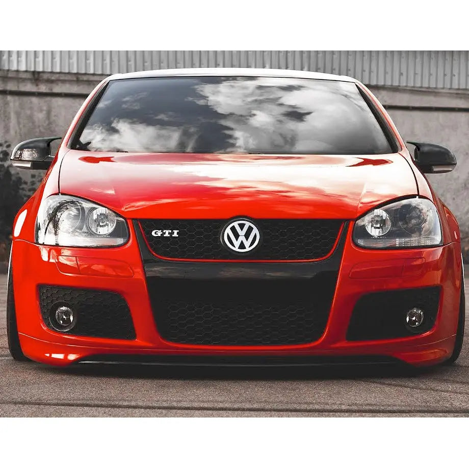 Suitable To Fit - VW Golf 5 Gloss Black Wing Style Stick-On Mirror Covers (03-09) Max Motorsport