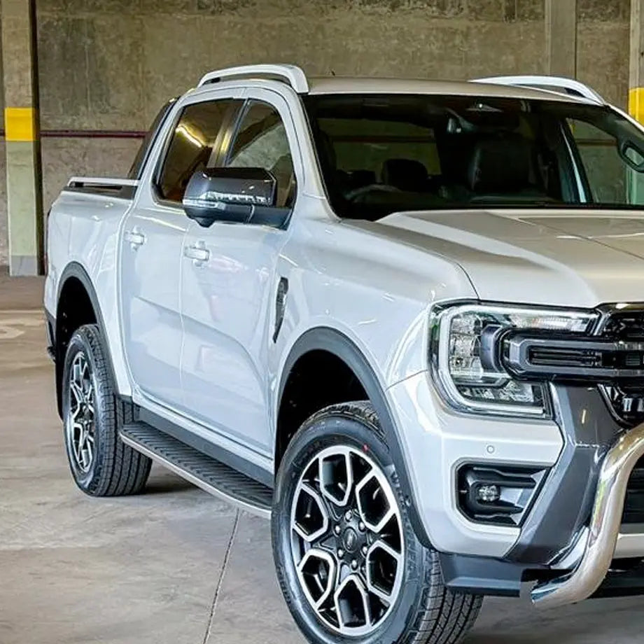 Suitable To Fit - Ranger Next Gen (22-On) Double-Cab Stick On Roof Racks (Silver) Max Motorsport