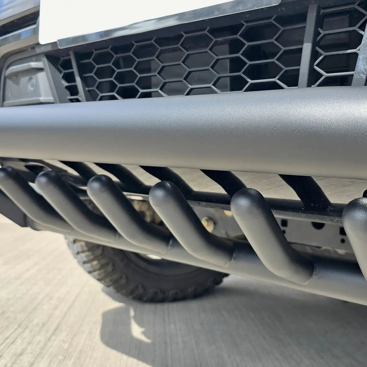 Suitable To Fit - Ranger Next Gen (22-On) Matte Black Lower Nudge Bar Max Motorsport