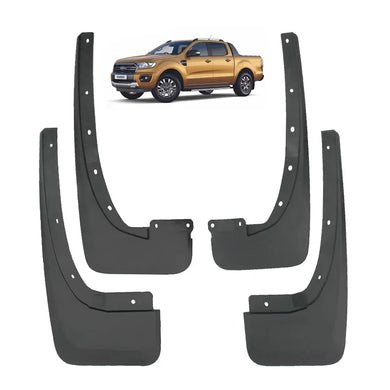 Suitable To Fit - Ranger T8 (19-21) OEM Style Plastic Mud Flaps maxmotorsports