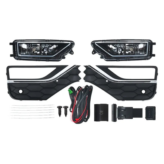 Suitable To Fit - VW Amarok (17-22) OEM Style Fog Lamps & Covers Max Motorsport