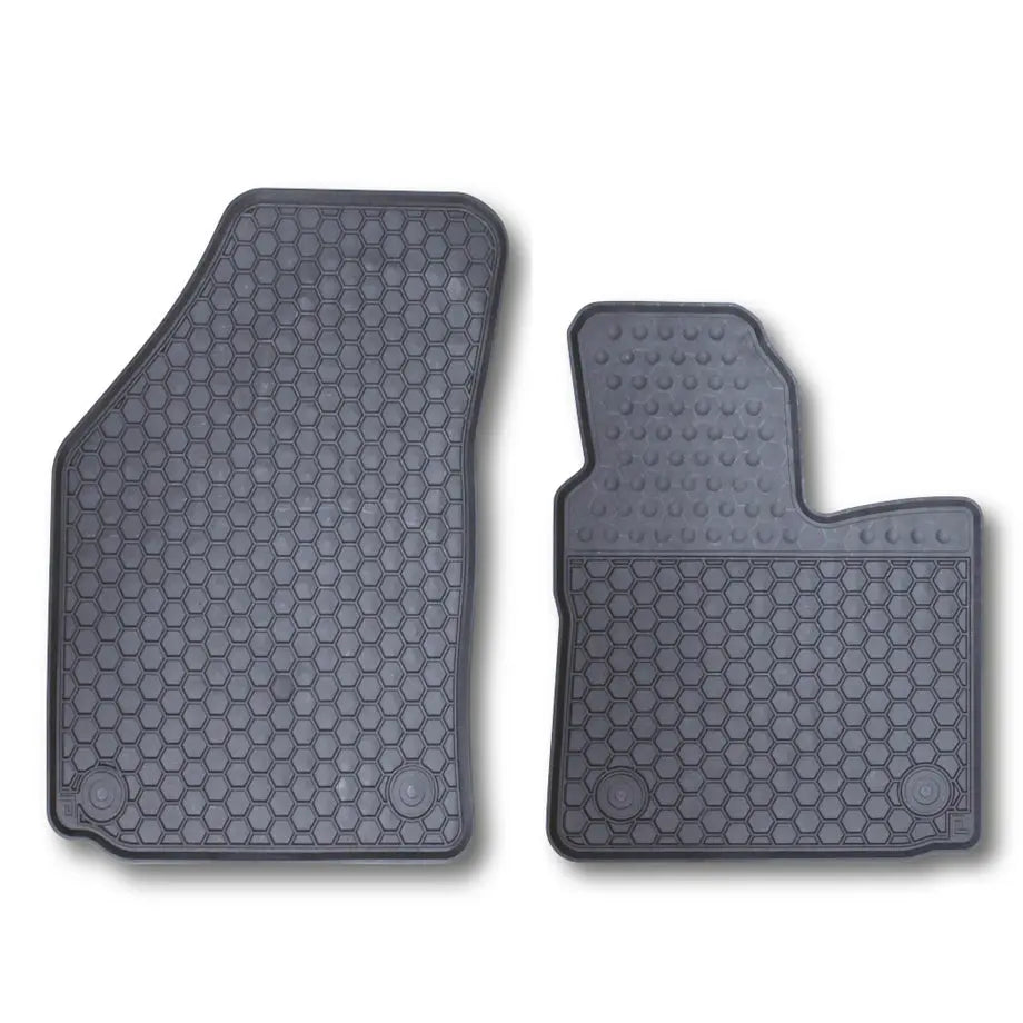Suitable To Fit - VW Caddy Panel Van (10-On) Custom Rubber Car Mats (2-Piece) Max Motorsport