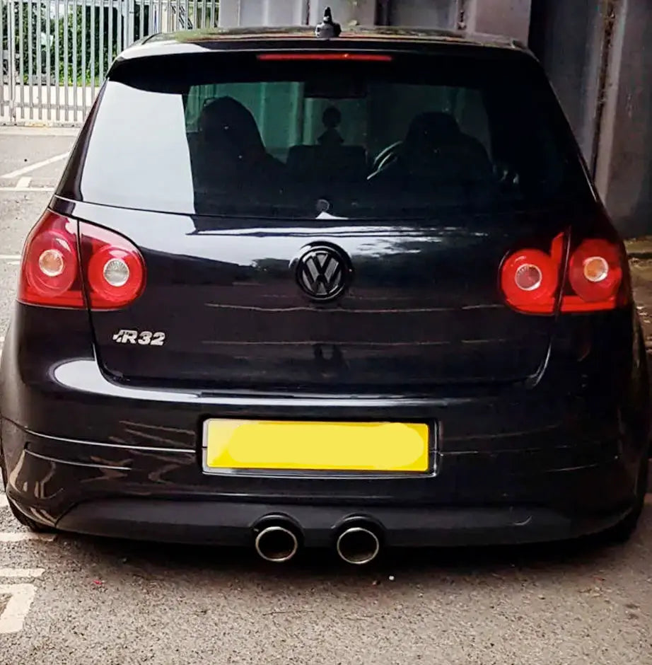 Suitable To Fit - VW Golf 5 Gloss Black Stick On Emblem Badge (Pair) maxmotorsports