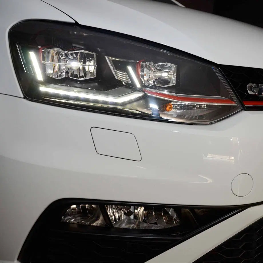 Suitable To Fit - VW Polo 6 / Vivo GTI Style LED Headlight Max Motorsport