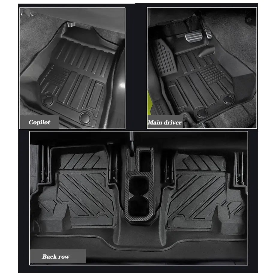 Suzuki Jimny (18-On) Automatic-Models Moulded TPE Rubber Floor Mats (3-Piece) Max Motorsport